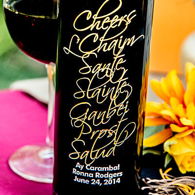 Cheers International Etched Wine