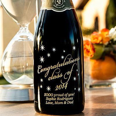 Classic Class of 2014 Etched Wine