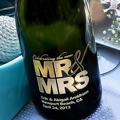 Mr. & Mrs. Etched Wine