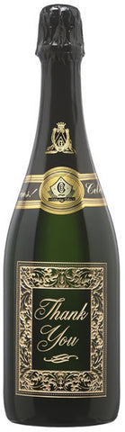 Thank You Etched Wine