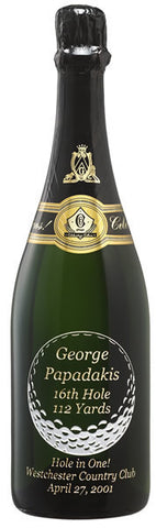 Hole-In-One Etched Wine